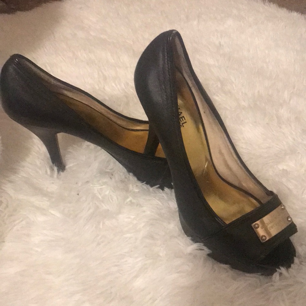 Michael Kors black signature heels.